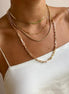 superposition de chaînes modernes avec le collier Binjai. O-dace.com