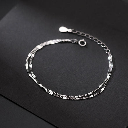 Zoom bracelet Istanbul minimaliste et élégant en argent - o-dace.com