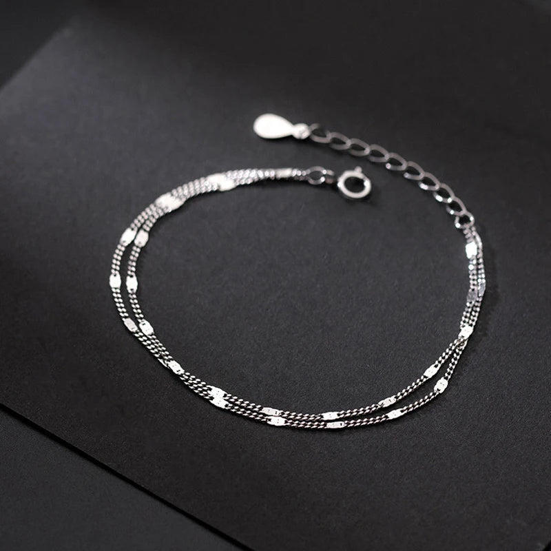Zoom bracelet Istanbul minimaliste et élégant en argent - o-dace.com